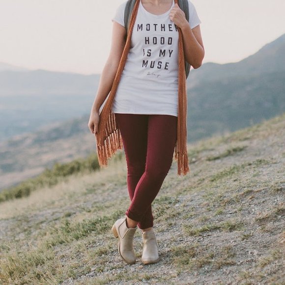 Blanqi Tops | Blanqi Motherhood Graphic T Shirt - Picture 3 of 7